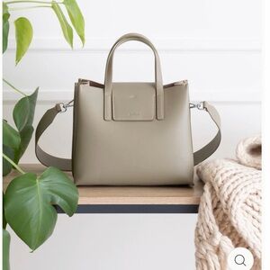 Stella Medium Satchel - MOSS